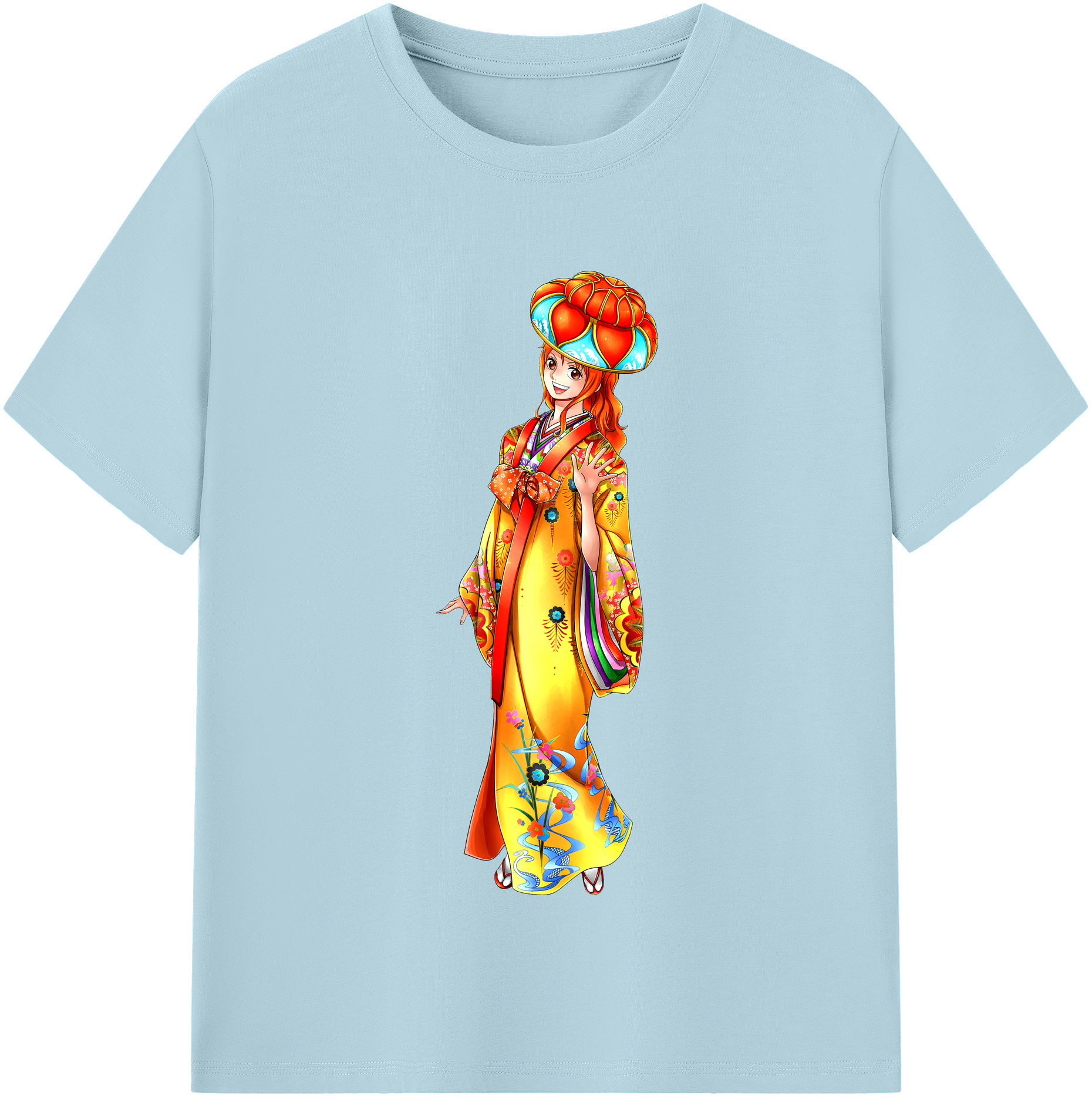 ワンピース ナミ ONE PIECE Nami 綿100％半袖Tシャツ（フロントプリント）